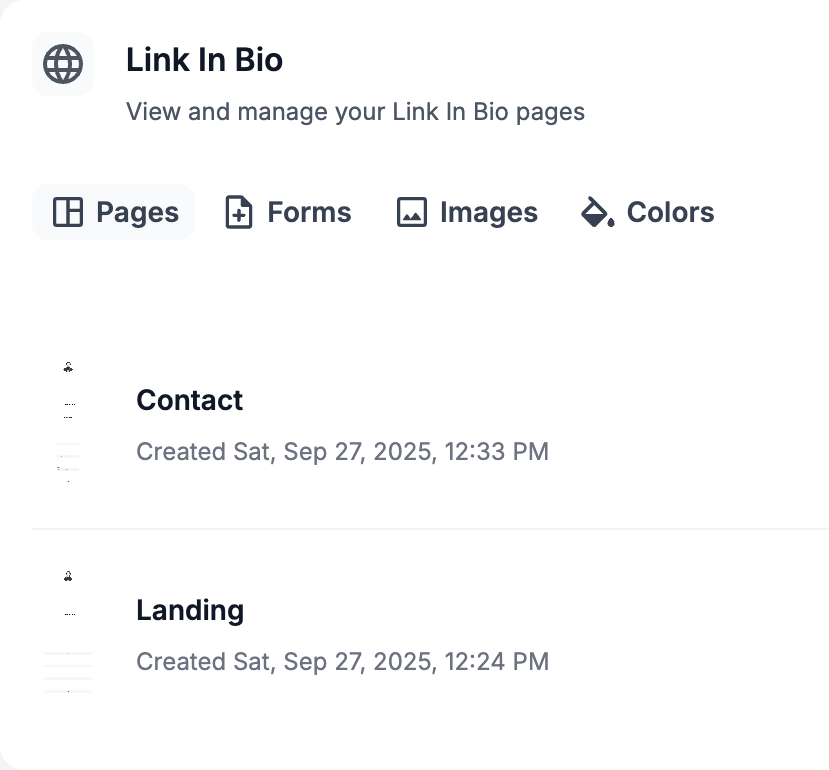 Social media analytics dashboard showing Instagram, TikTok, and YouTube performance metrics for content creators